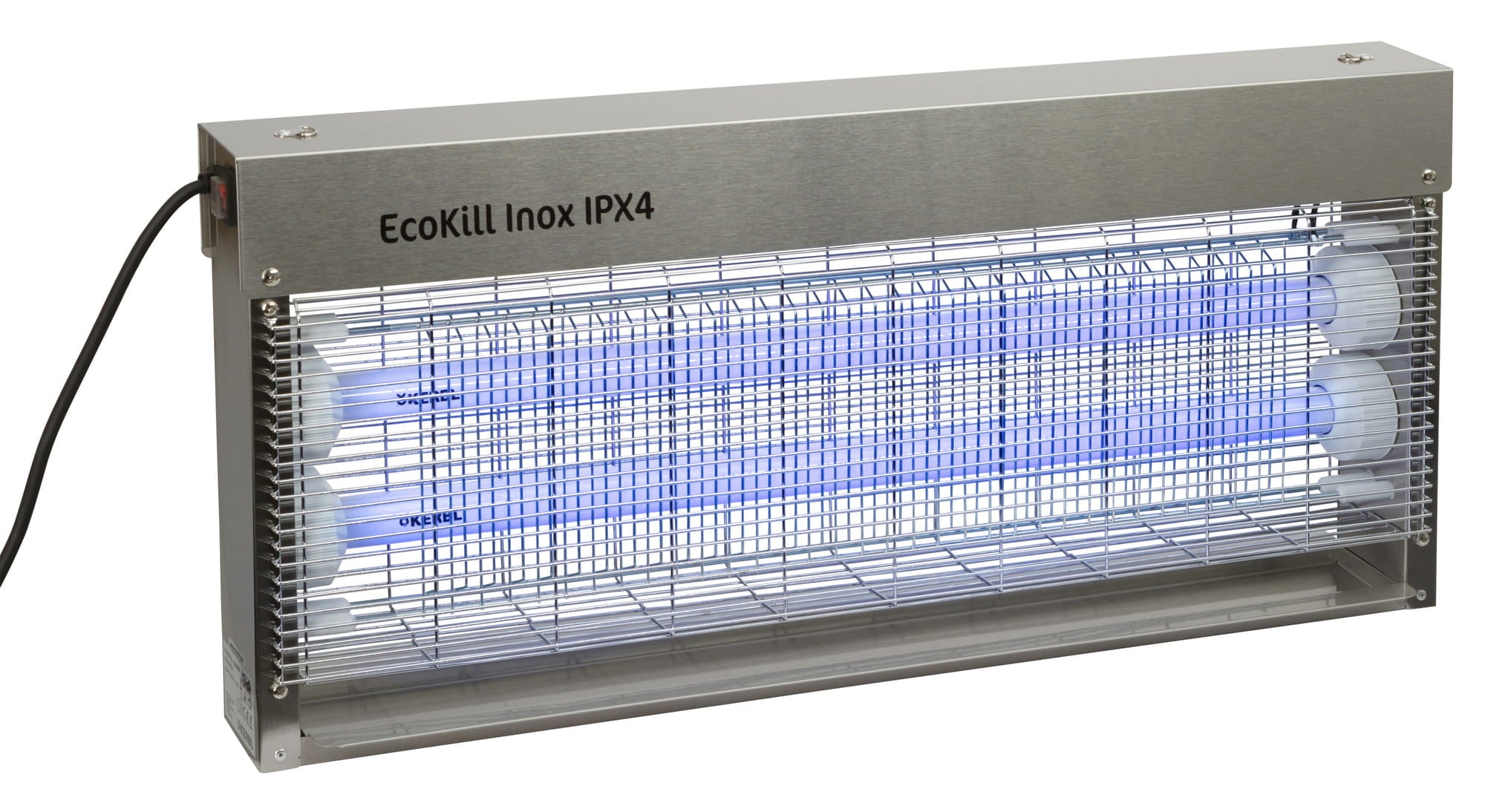 Lampa owadobójcza EcoKill Inox, IPX4, 2 x 20 W, Kerbl - Cavalo